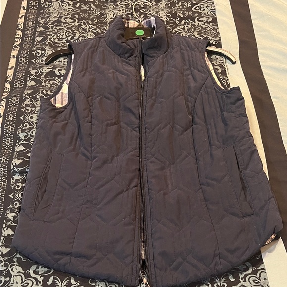 BKE Women's Quilted Dark Gray Vest - Picture 2 of 9